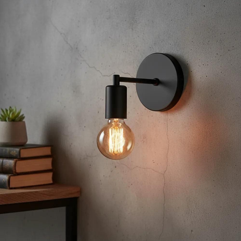 Arandela Parede Moderna Cabeceira Quarto Banheiro Retrô E27