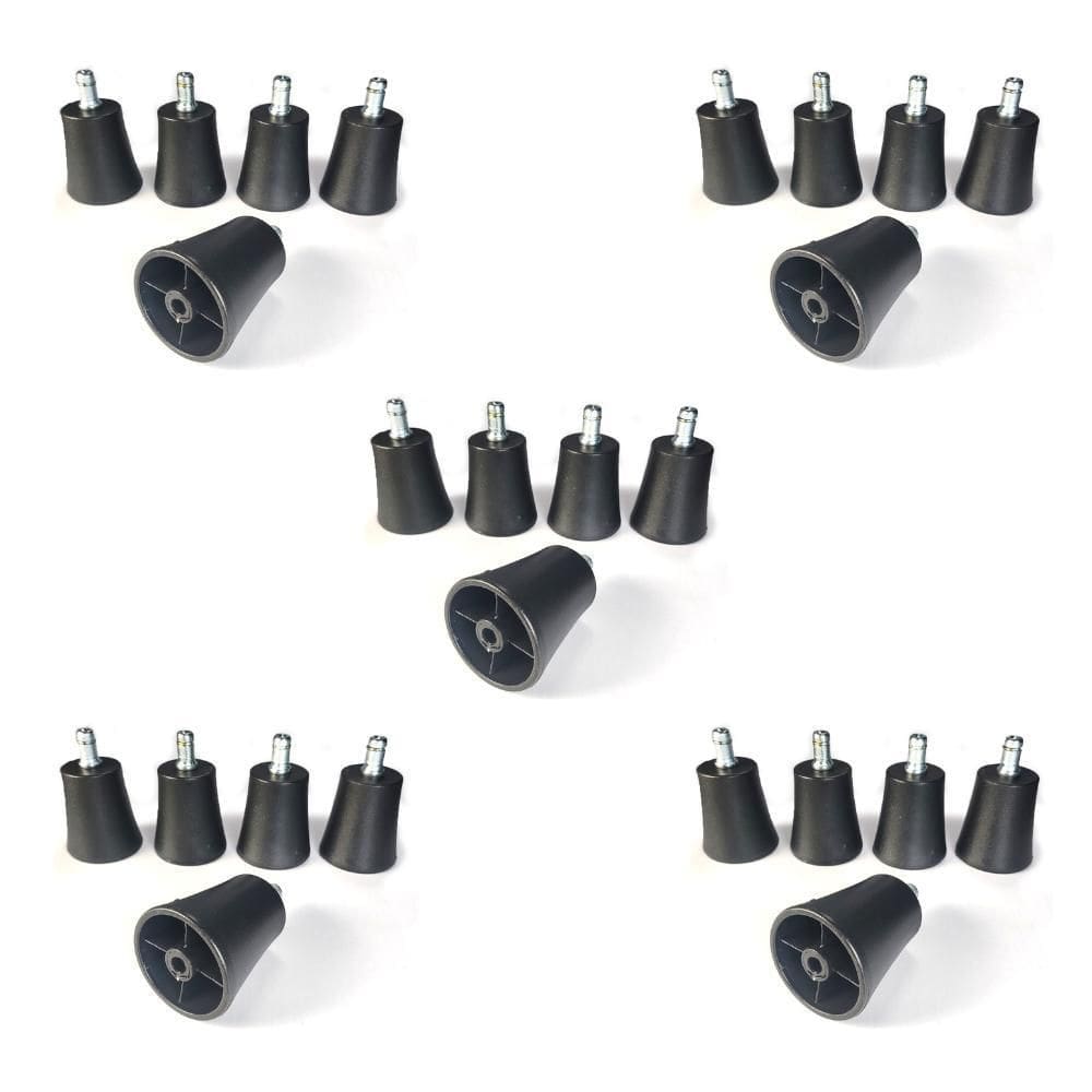 5 Kits Sapata Caixa Para Cadeira De Escritório Secretária