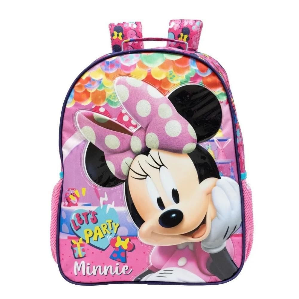 Mochila Escolar Infantil Costas Minnie Mouse