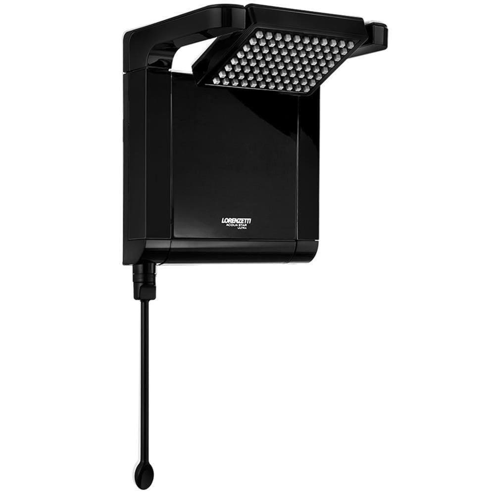 Ducha Acqua Star Preto 220 Volts 7800 Watts - 7540560 - Lorenzetti Ducha Acqua Star Preto 220v-7800w Lorenz 7540560