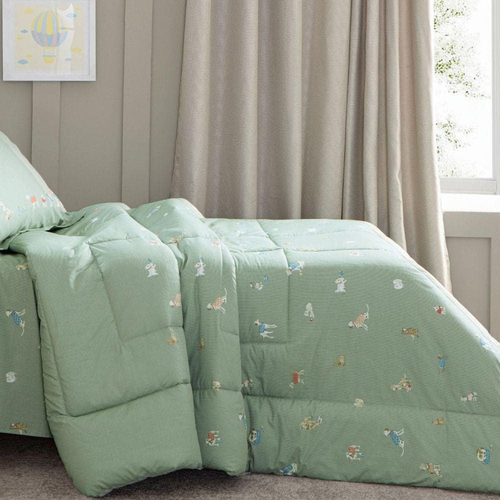 Edredom Solteiro Percal 200 Fios Kacyumara Vida Bela Toby