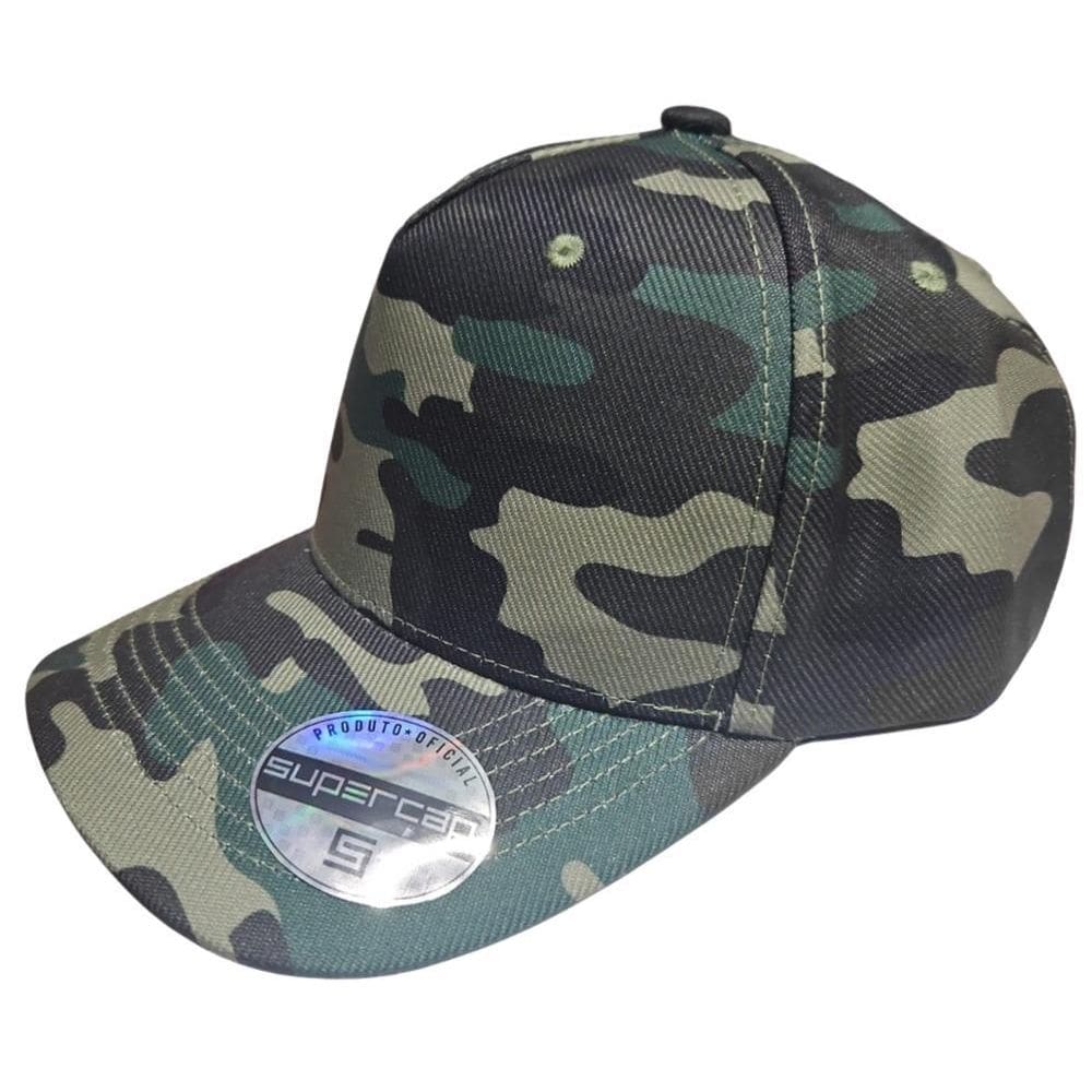 Boné Aba Curva Camuflado Frente Americana Supercap 26708 Ver
