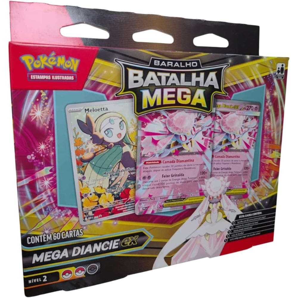 Pokémon Tcg Baralho De Batalha Mega Diancie Ex Oficial Copag