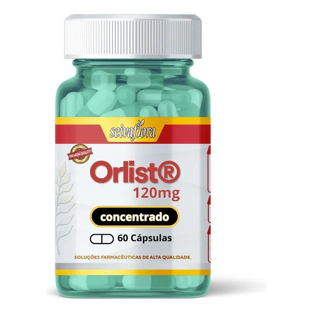 2X Orlist 120Mg Fórmula Concentrado 60 Cápsulas - Seiva Flor