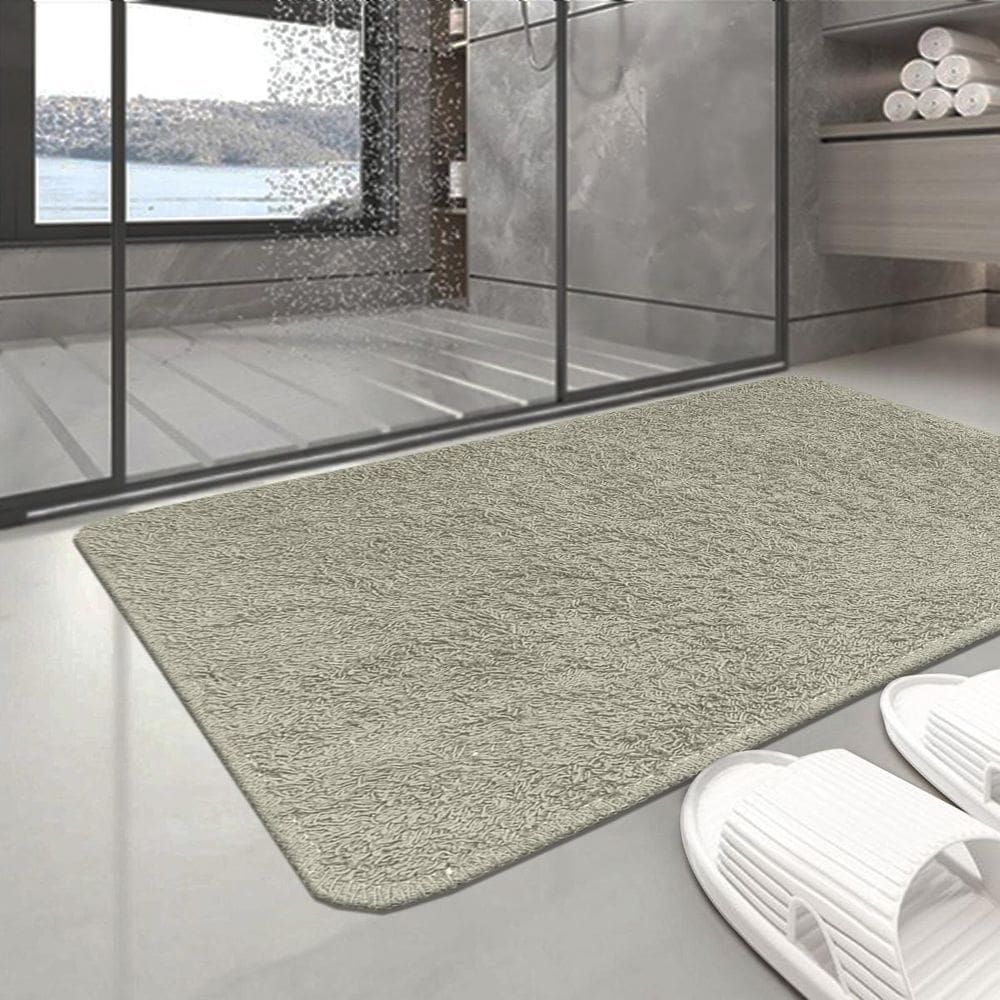 1 Tapete Banheiro Antiderrapante Absorvente 45X60 Oa Hig Caq