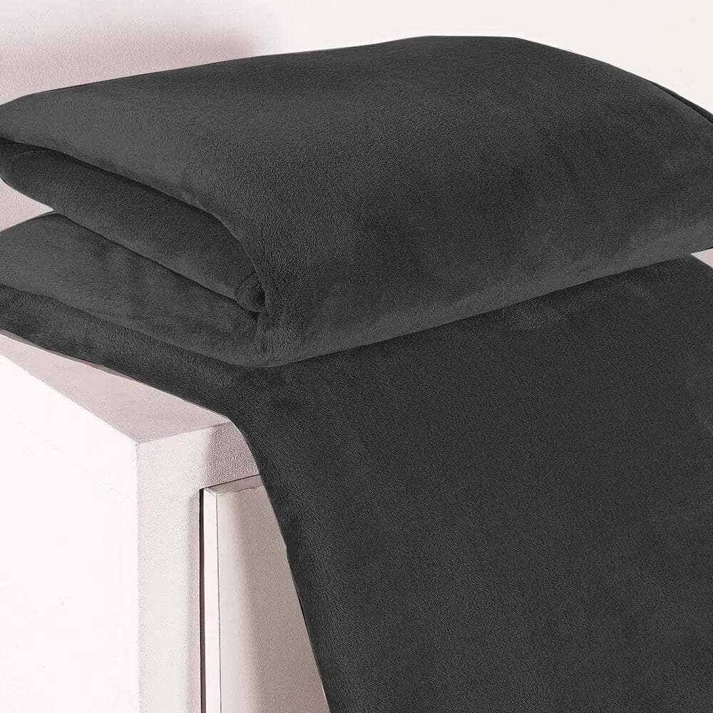 Cobertor De Microfibra King Mink - Andreza Cinza