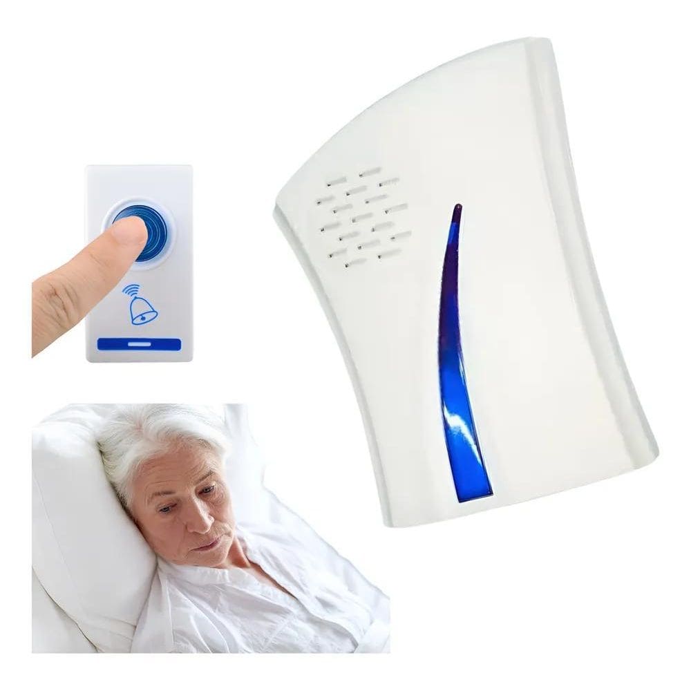2X Campainha Para Idoso Sem Fio Para Quarto Pessoas Doentes