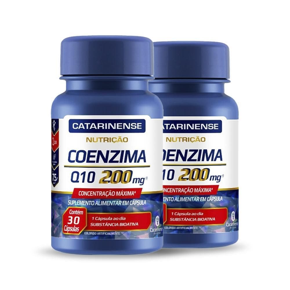Kit 2 Coenzima Q10 200Mg Catarinense 30 Cápsulas