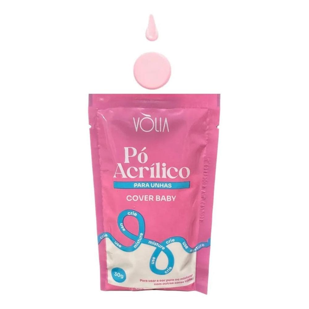 2X Pó Acrílico Para Unhas 30G - Volia