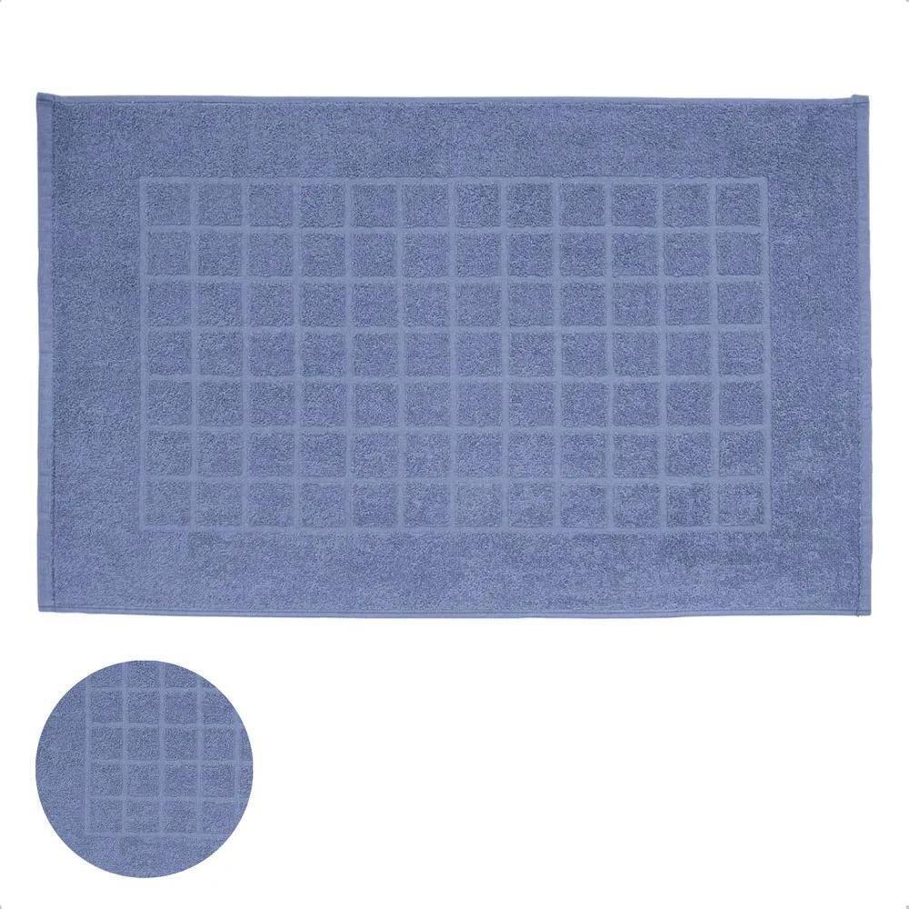2X Toalha Tapete De Piso Banheiro Felpudo Absorvente Dohler