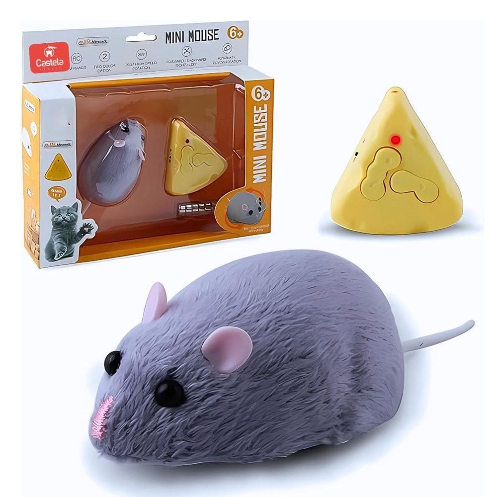 Rato Brinquedo Interativo Para Gatos Com Movimento - Castela