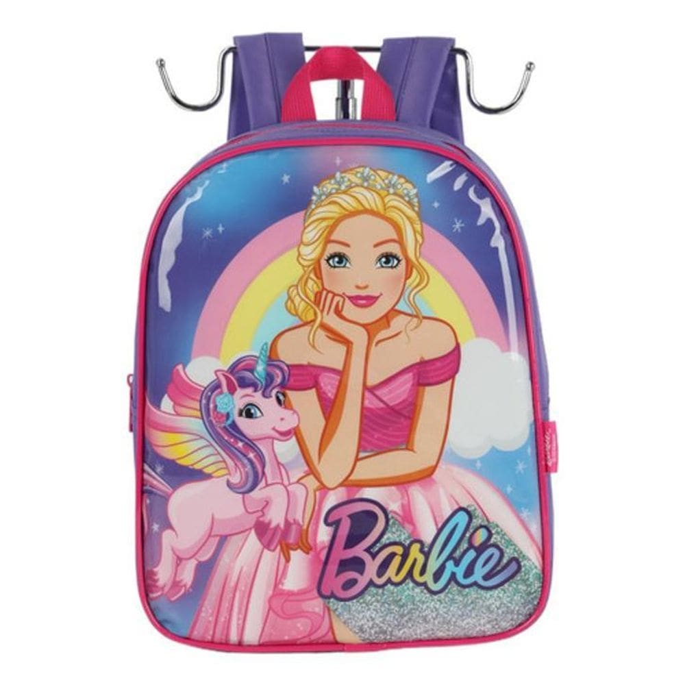 Mochila Costas Pequena Creche Petit  Barbie Girl