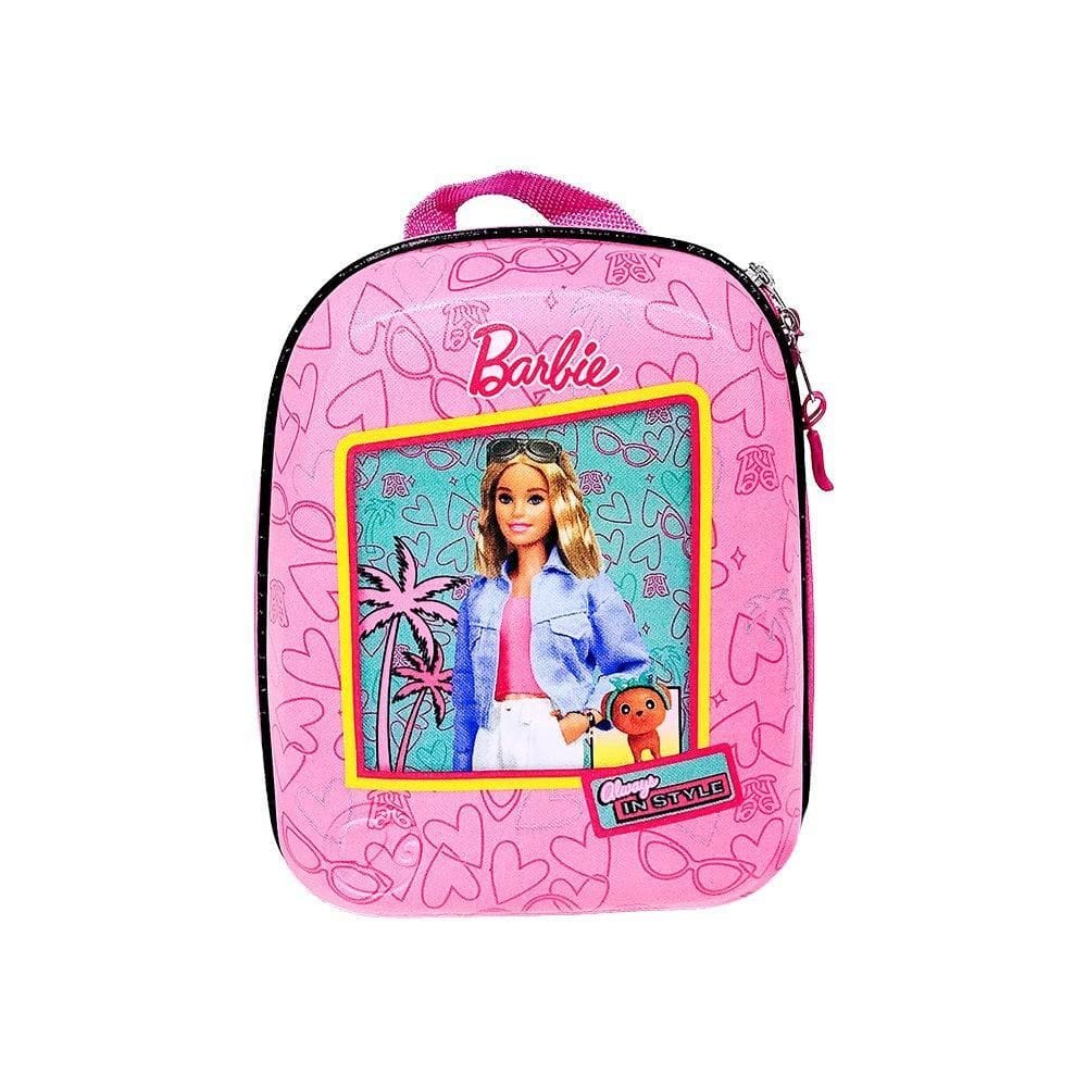 Mochila Infantil Barbie Tamanho P - Rosa