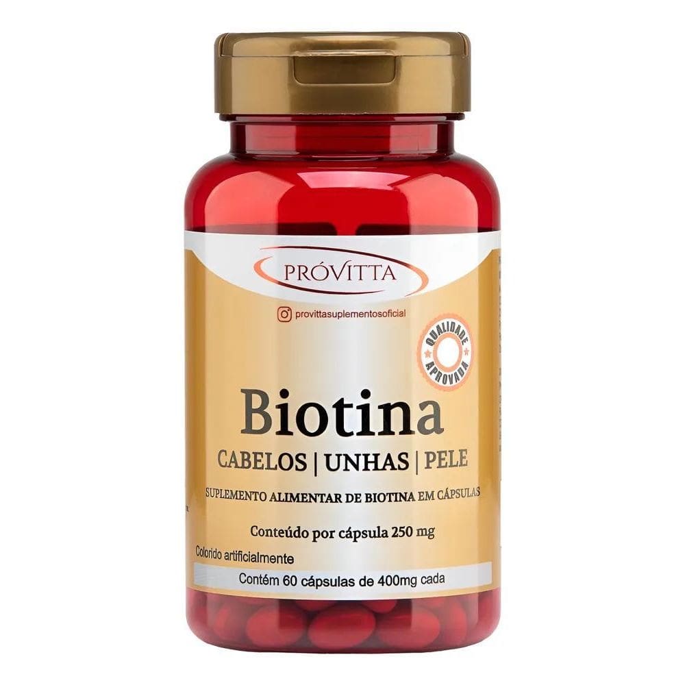 2X Biotina Próvitta 60 Cápsulas