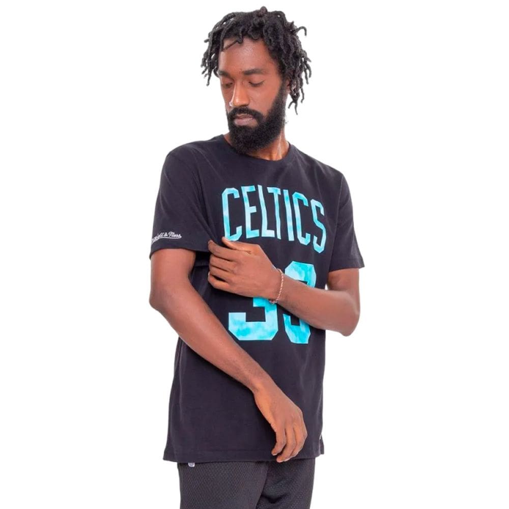 Camiseta Mitchell & Ness Tie Dye Boston Celtics Larry Bird