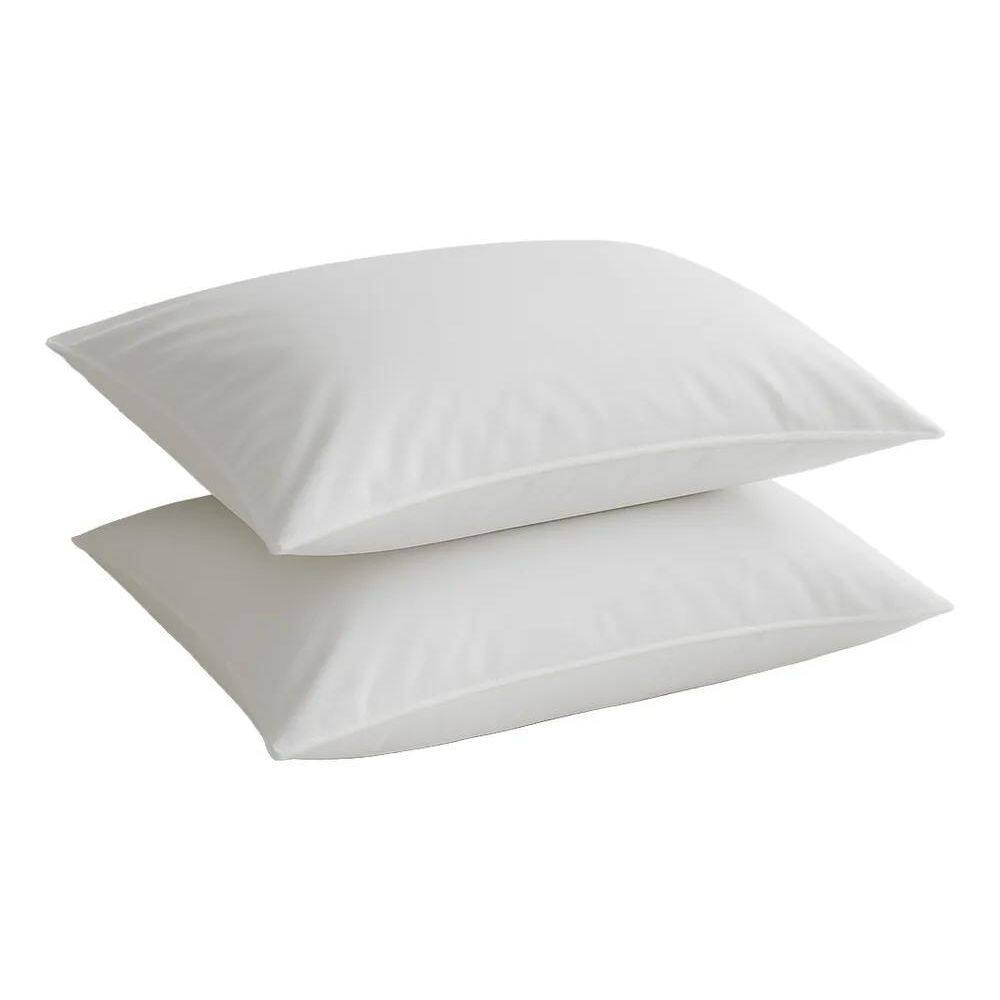 2X Par Fronhas Algodão Fronhas Travesseiros Avulsa Percal 20