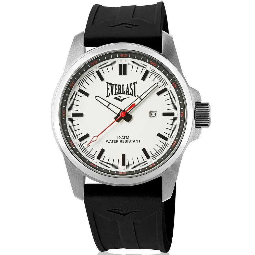 Relógio Masculino Everlast Preto À Prova D`Água 100 M E15830