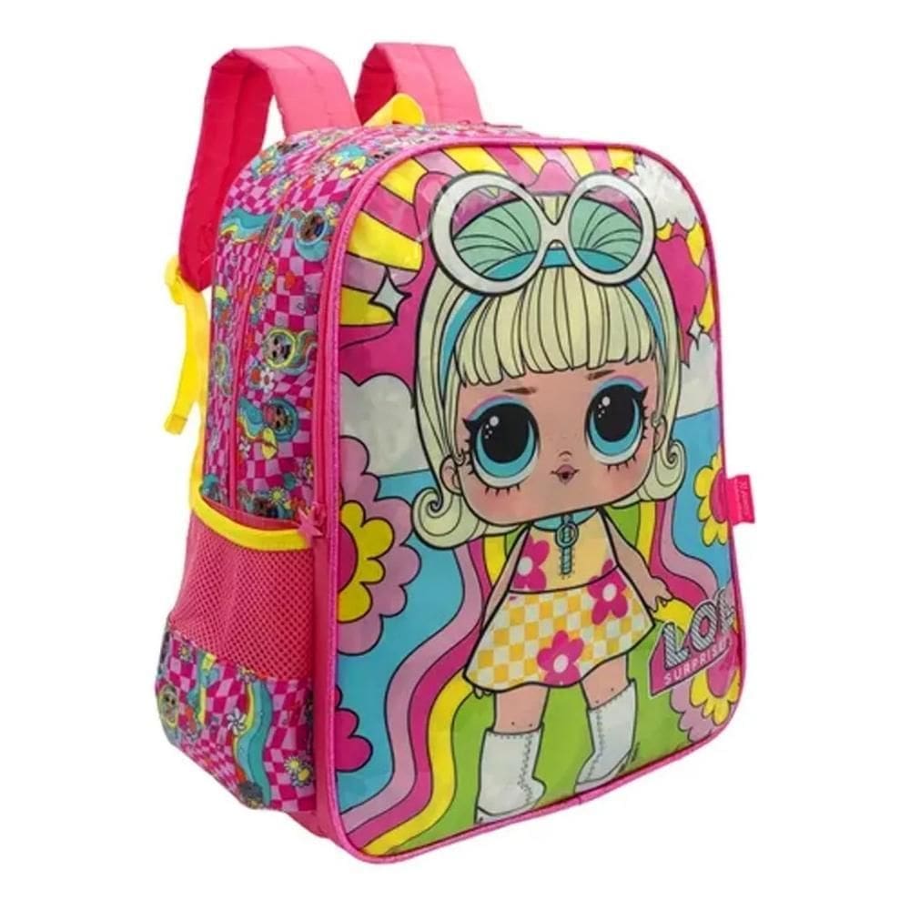 Mochila Infantil Escolar De Costas Lol Omg Grande Luxcel