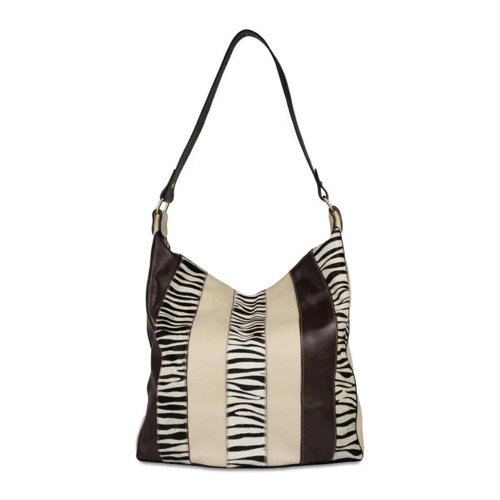 Bolsa Couro Ombro Hobo Lezard Animal Print