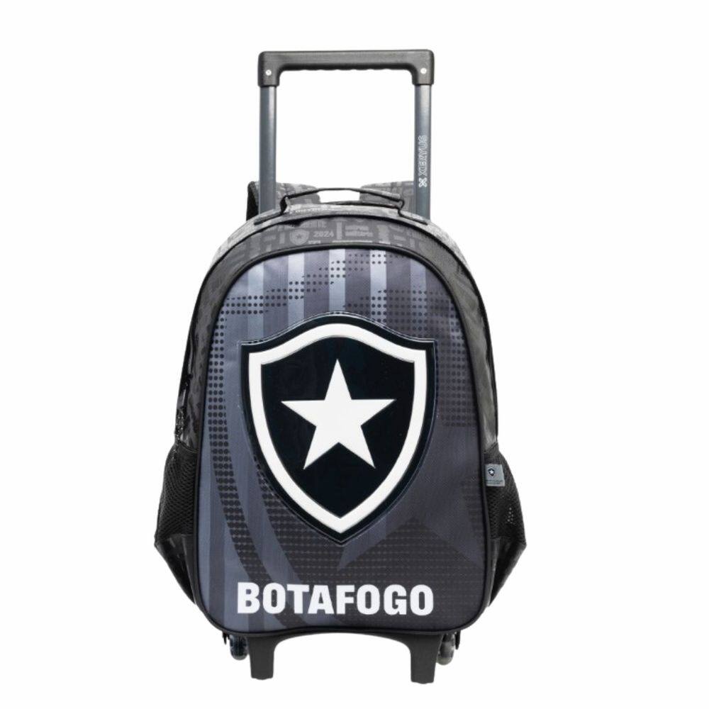 Mochila de Rodas e Alças Infantil Escolar Botafogo Futebol