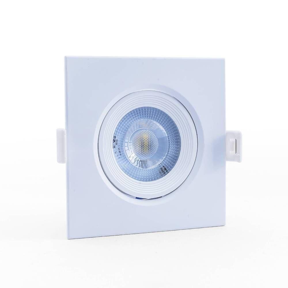 Luminária Spot Led 5w Bidirecional 6500k Quadrado Bivolt