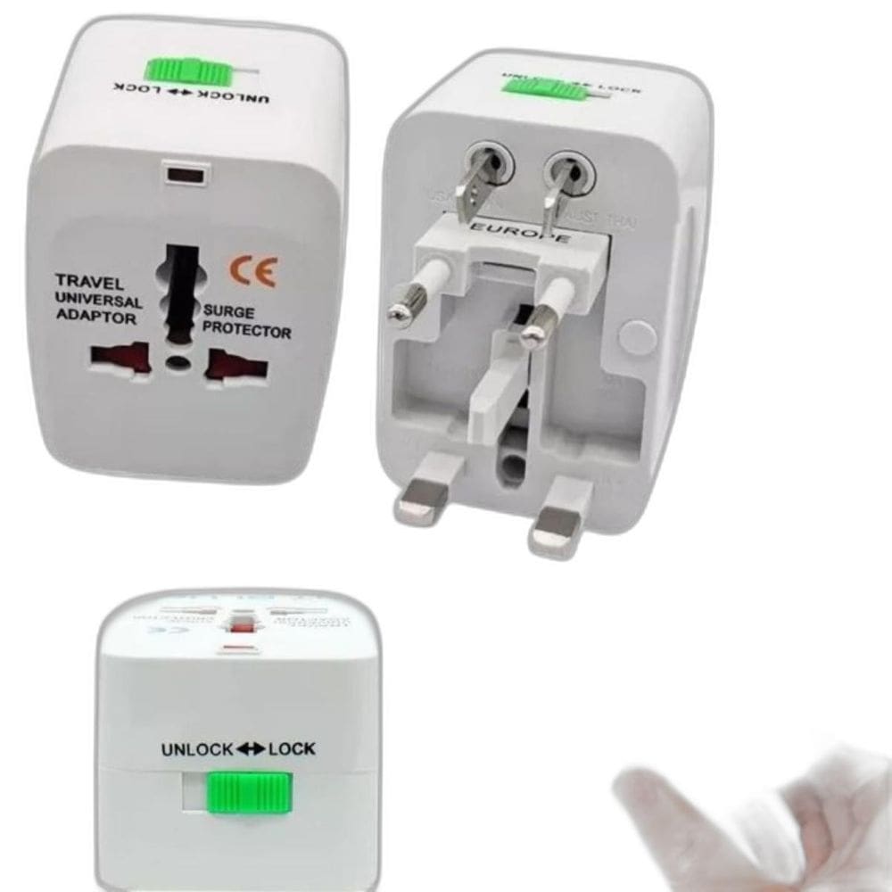 Adaptador Internacional Fácil De Usar Com Suporte Global
