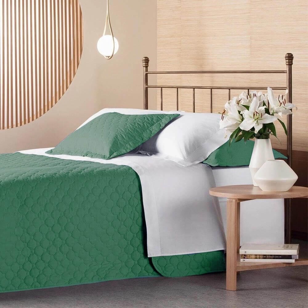 Kit Colcha / Cobre Leito Solteiro King 200 Fios Privilege