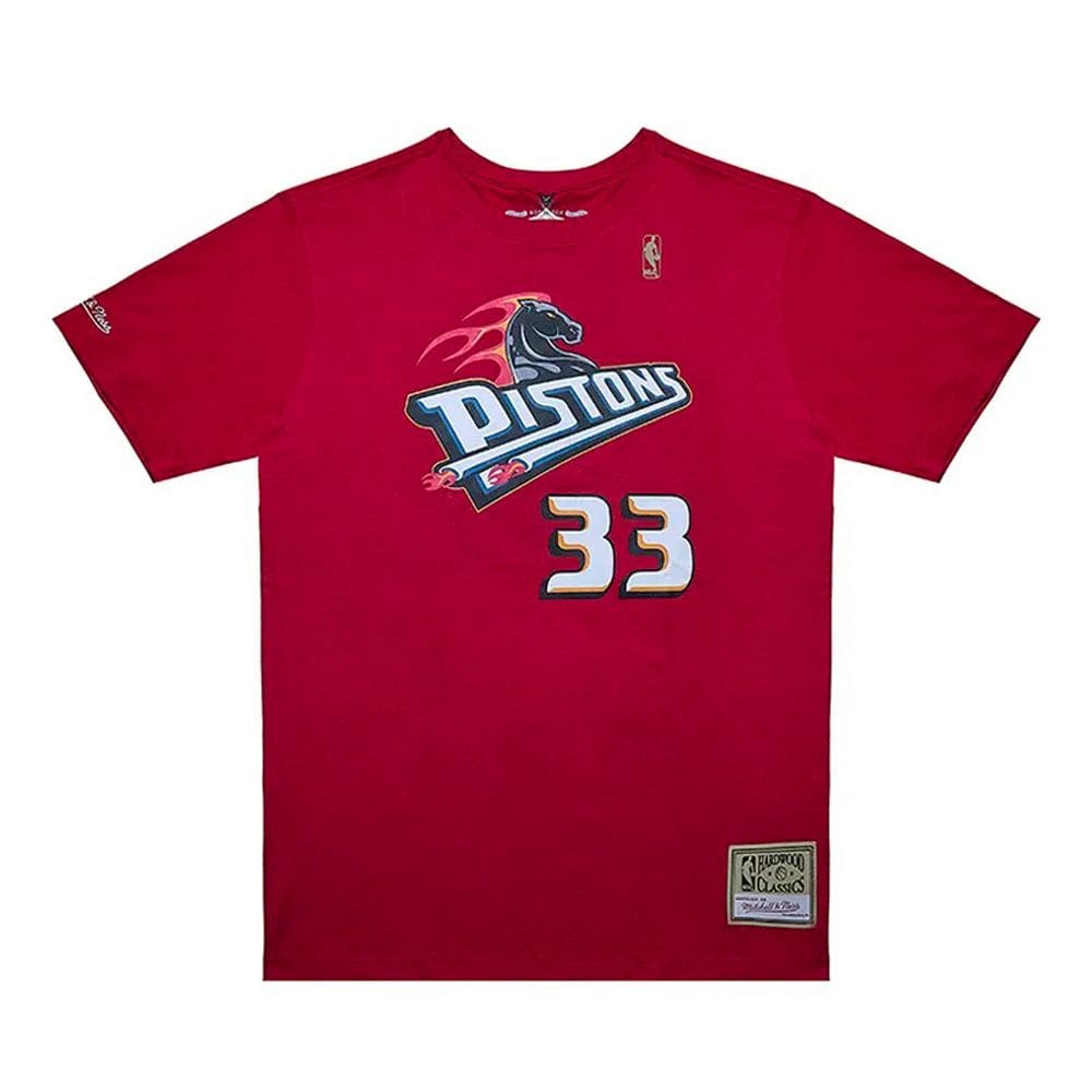 Camiseta Mitchell & Ness Masculina Detroit Pistons NBA