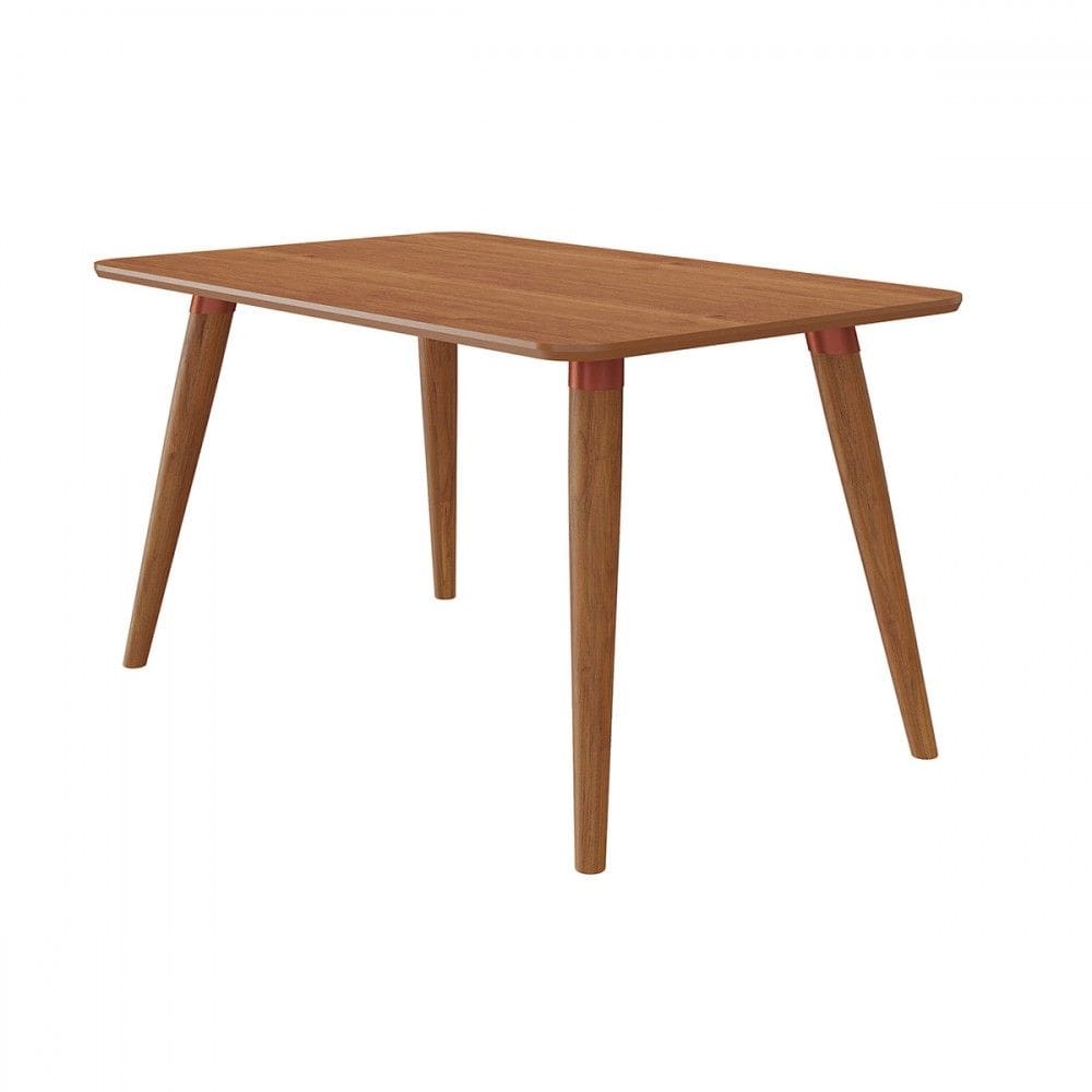 Mesa de Madeira Adele 130 Cm Madeira/Cinamomo- Cimol