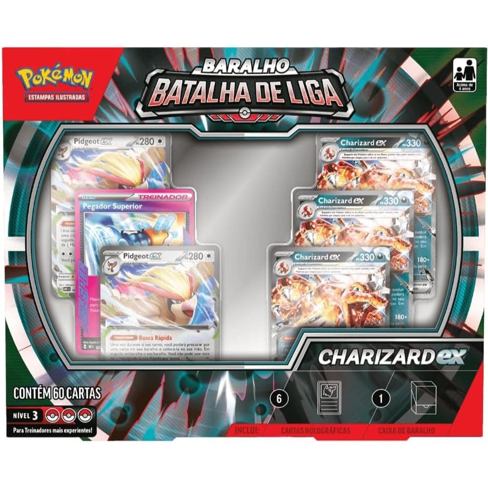 Pokémon Tcg Baralho De Batalha Charizard Ex Batalha De Liga