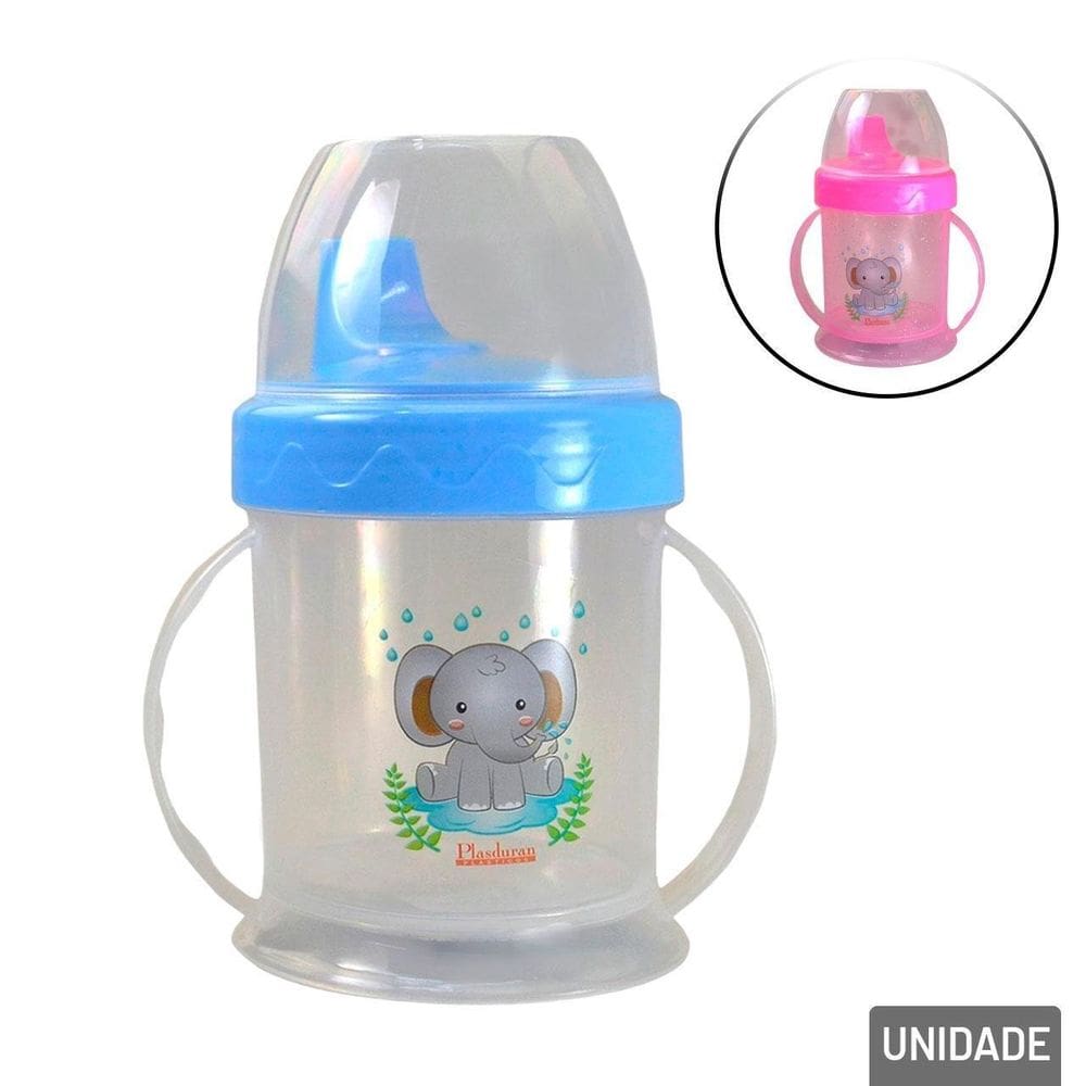 Copo de Plástico 220ml Elefante Color - Tudo em Caixa