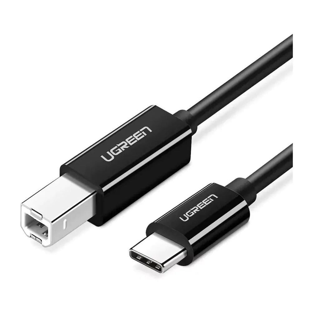 Cabo Impressora Ugreen Usb-c Para Usb-b 2.0 2 Metros Preto Preto