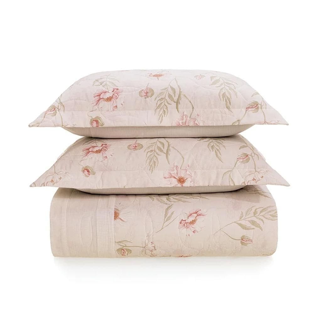 Kit Colcha / Cobre Leito Solteiro 160 Fios - Karsten Mai