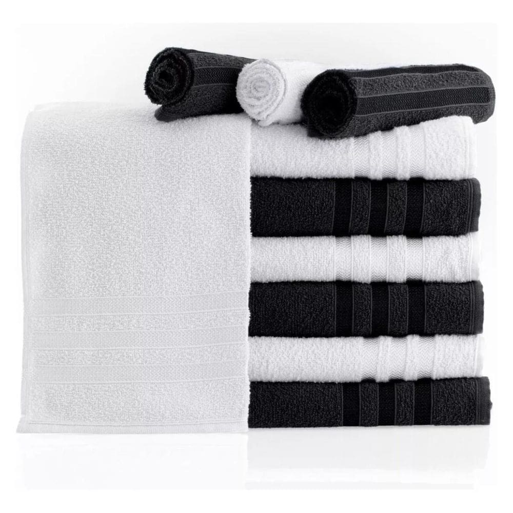 Toalha Rosto Preta Charmosa E Durável Ideal Presentear