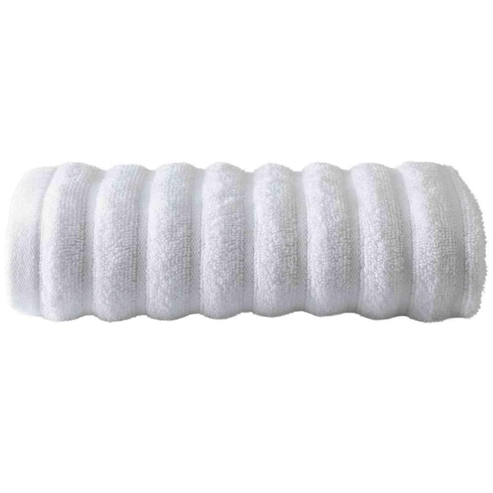 Toalha De Banho Kacyumara Avulsa Bali Canelada 500G/M Branca