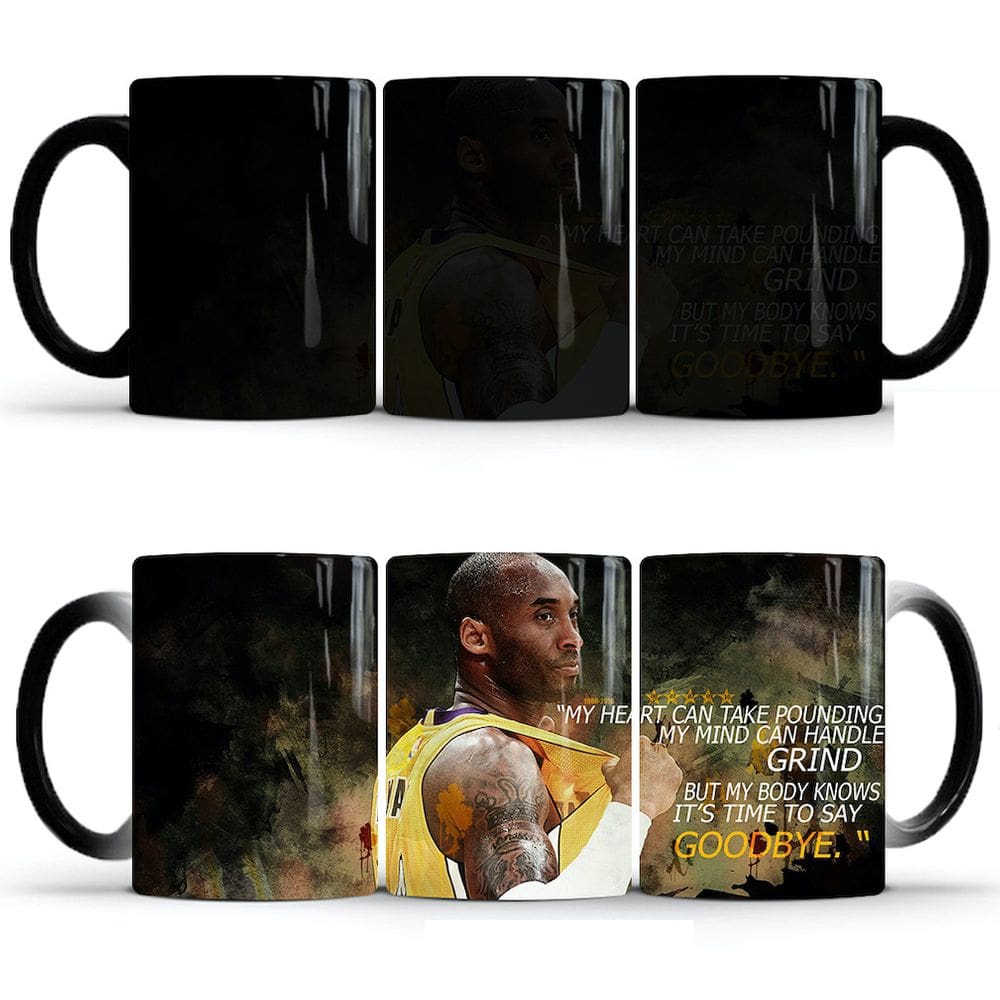 Caneca Basketball Kobes Bryants Color Changing Ceramic Coffee