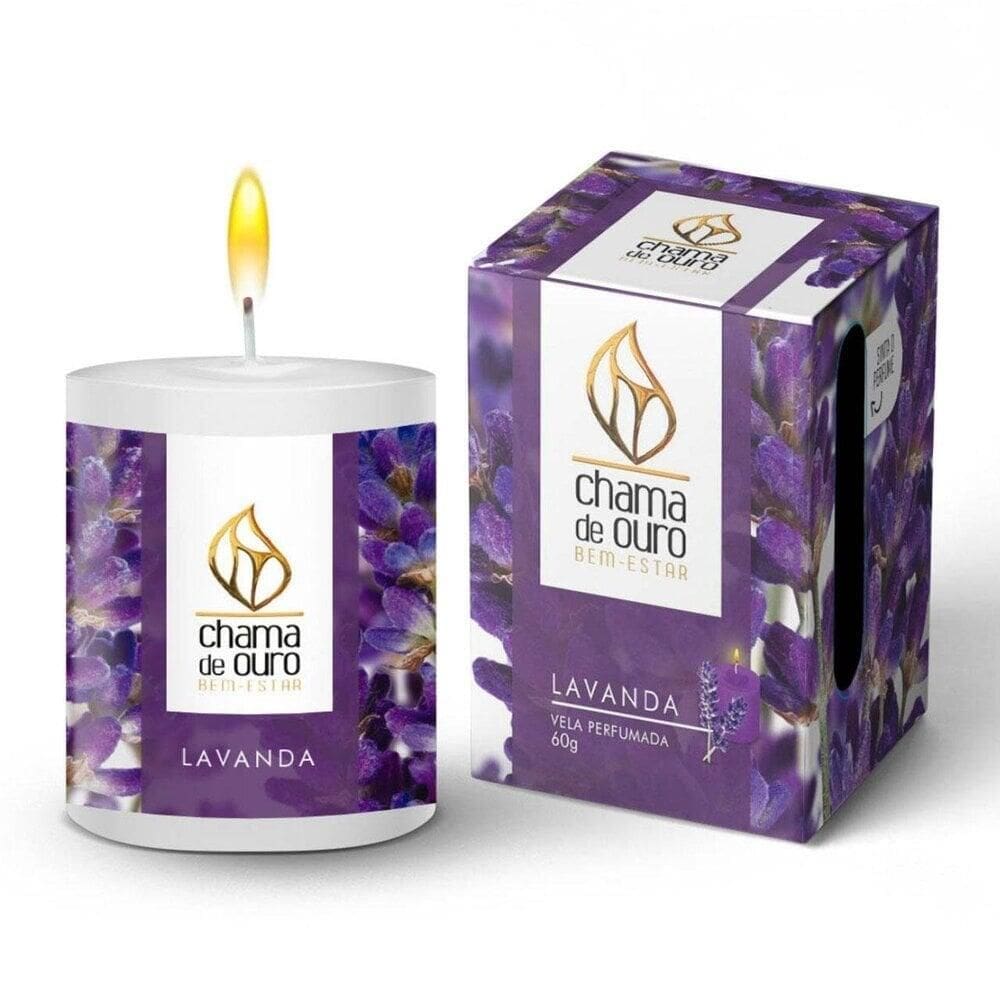 Vela Aromática 60g Lavanda - Tudo em Caixa