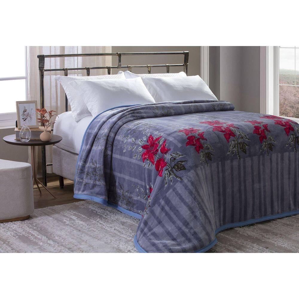 Cobertor Dyuri Plus Com Cinta Braies 1,80 M X 2,20 M Az/Cd