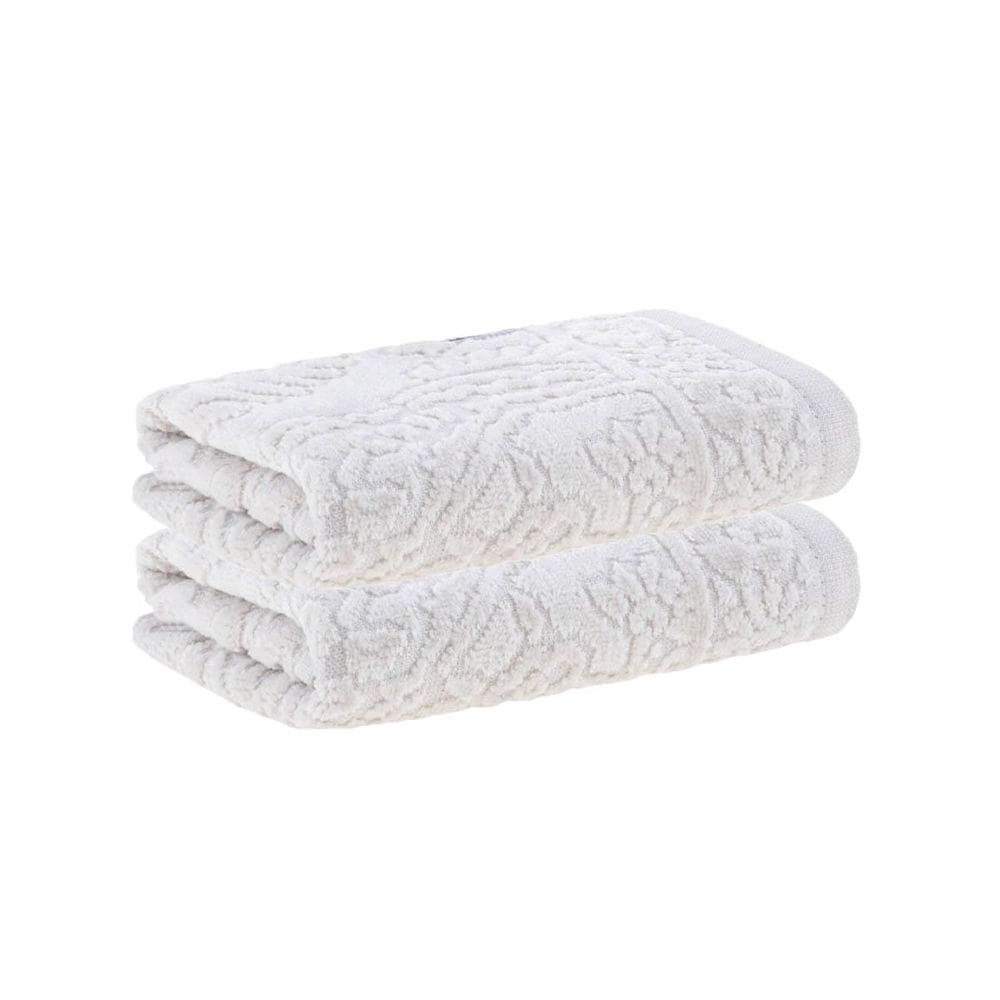 Kit 2X Toalha Lavabo 100% Algodão Deli Intense Bege