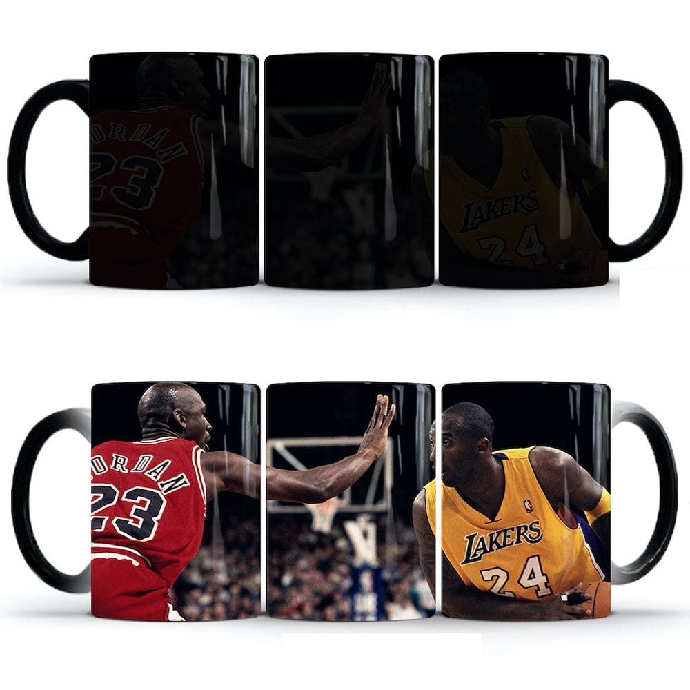 Caneca Basketball Kobes Bryants Color Changing Ceramic Coffee