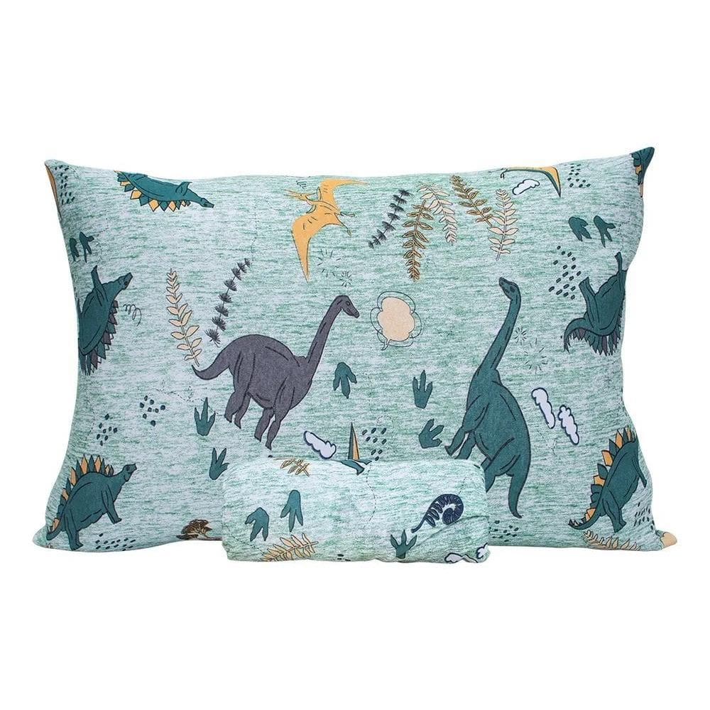 2X Jogo De Lençol Solteiro Padrão 2 Peças - Dinossauro