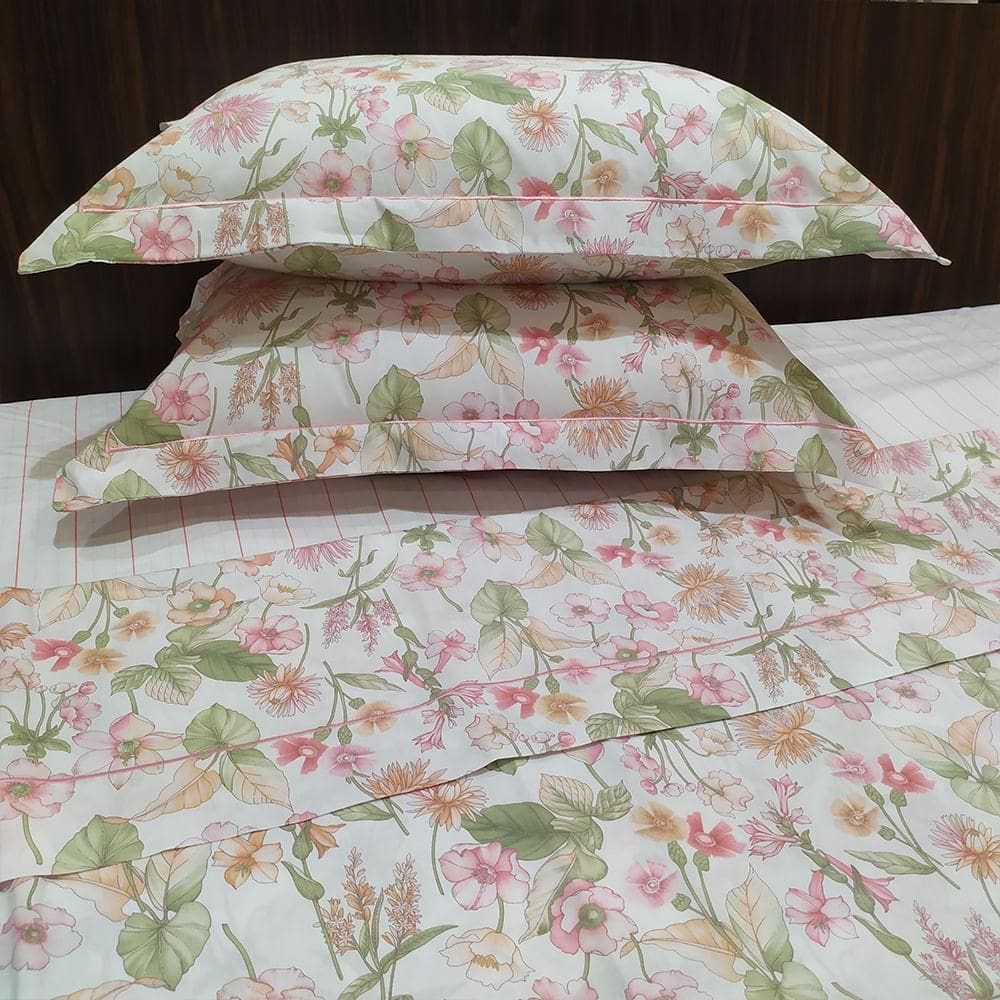 MP - Jogo Cama Solteiro King 180 Fios Estampa