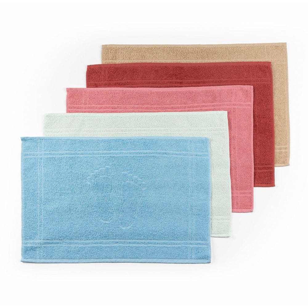 Kit 5 Piso Pezinho Para Banheiro 100% Algodão