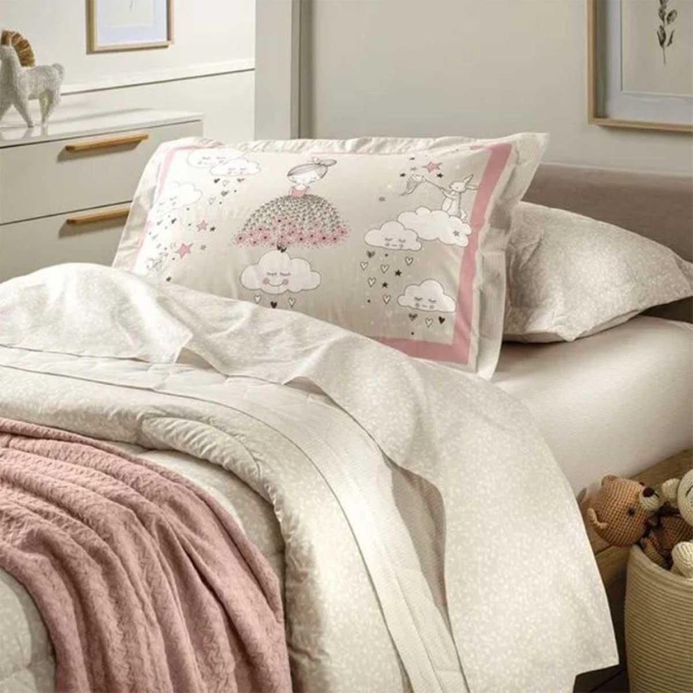 Edredom Infantil Casal 200 Fios Lari Iii 100% Algodão