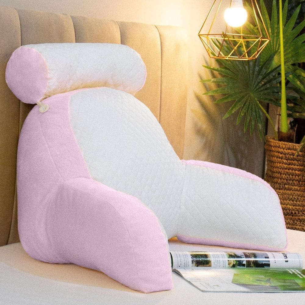Almofada De Descanso Para Leitura Ergonômico Rosa