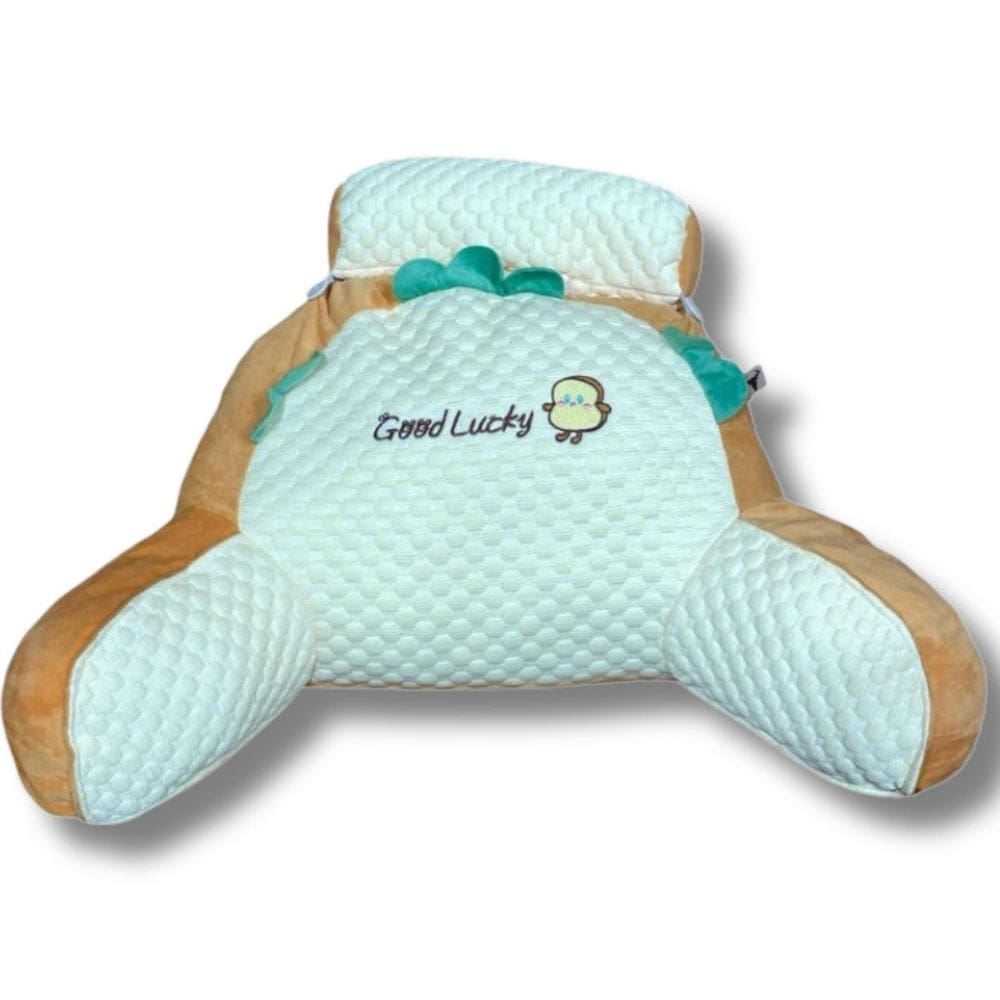 Almofada Ergonômica Infantil Com Apoio De Braço Caqui