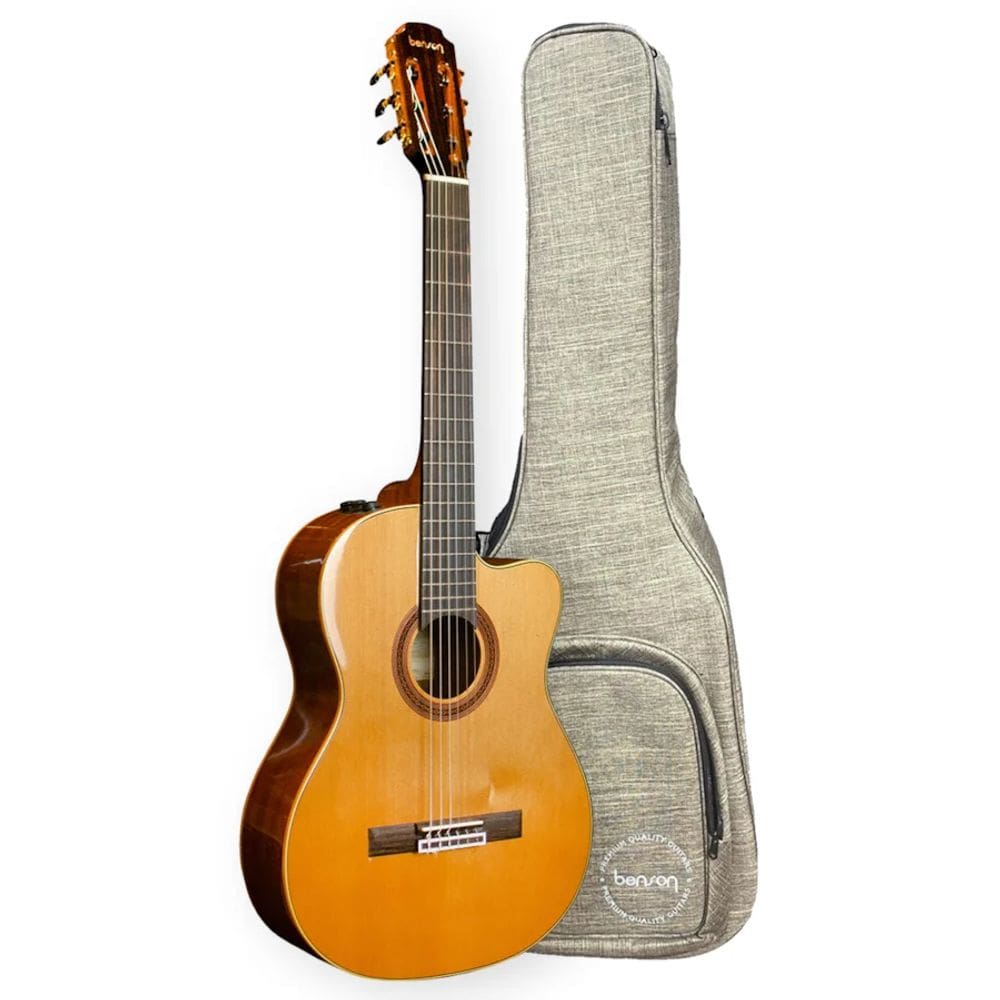 Violão Nylon Benson Exc500fx N - Violão Classico - Com Efeitos