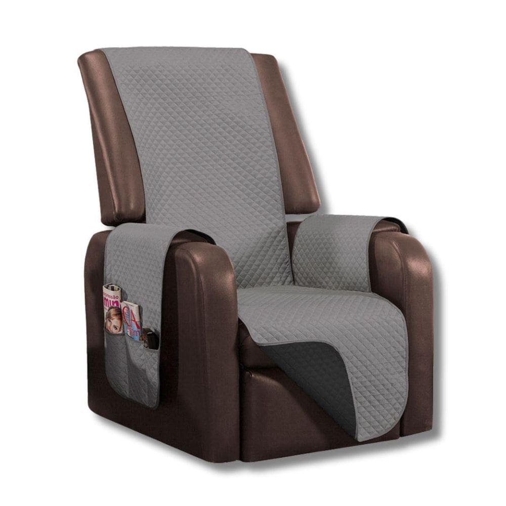 Capa Poltrona 1 Lugar Reversível Manu Matelada