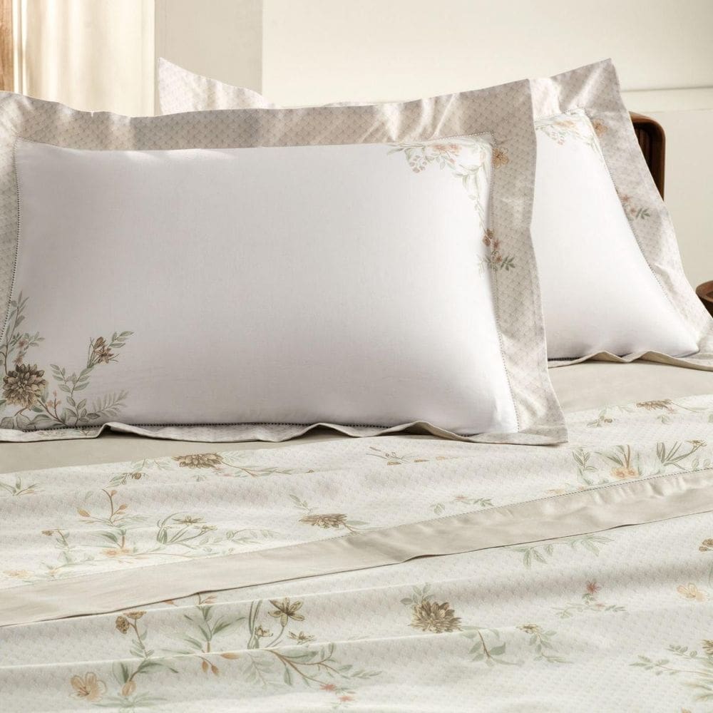 Jogo De Cama Casal 300 Fios Altenburg 04 Peças Floraline