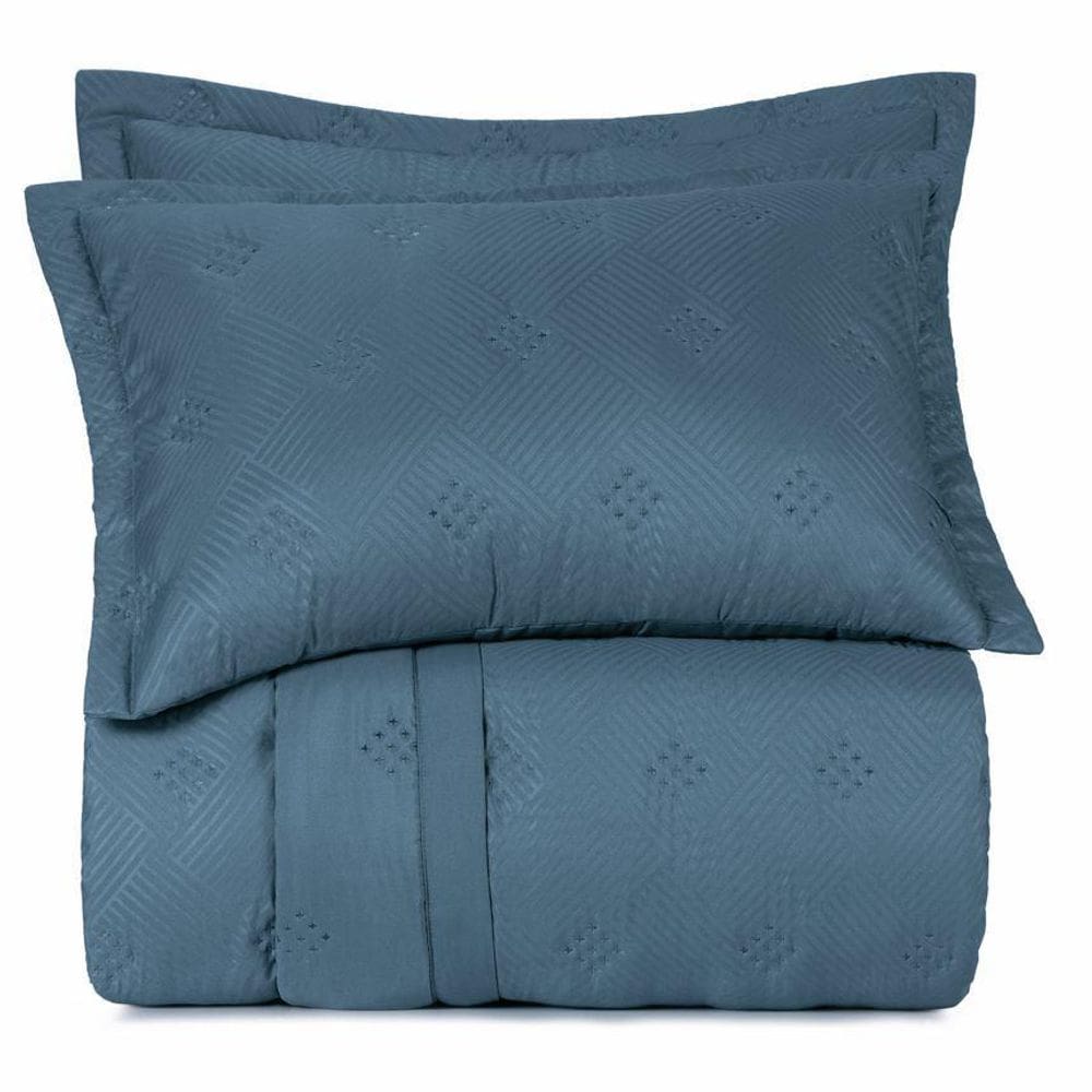 Jogo De Colcha Solteiro Toque Acetinado Mural Altenburg